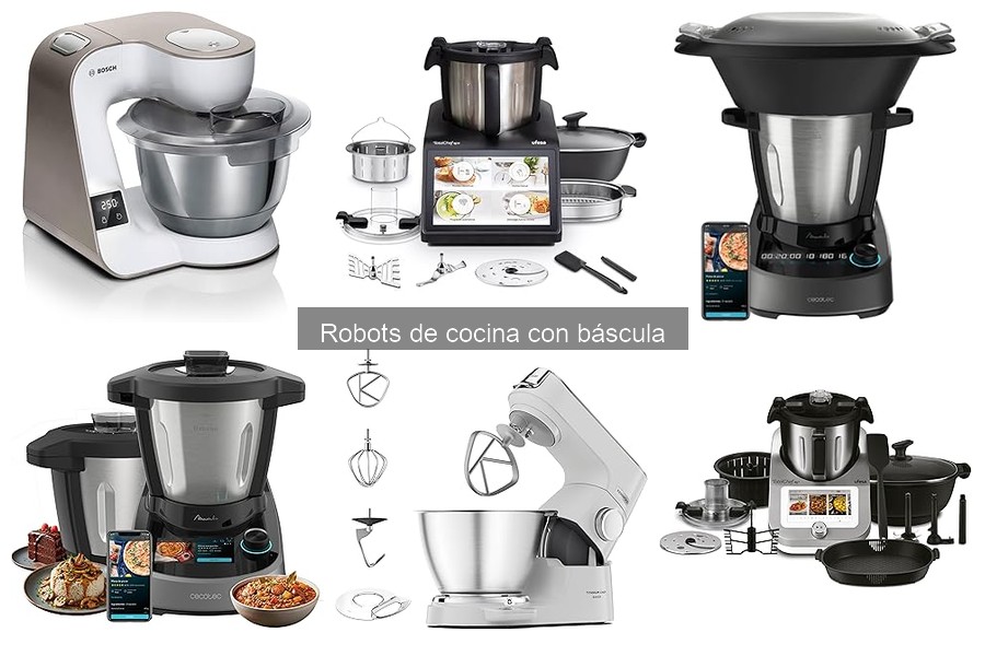 Mejores robots de cocina con báscula para principiantes