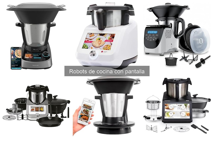 Mejores robots de cocina con pantalla para principiantes