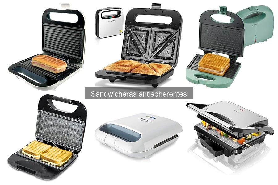 Mejores sandwicheras antiadherentes para familias en 2023