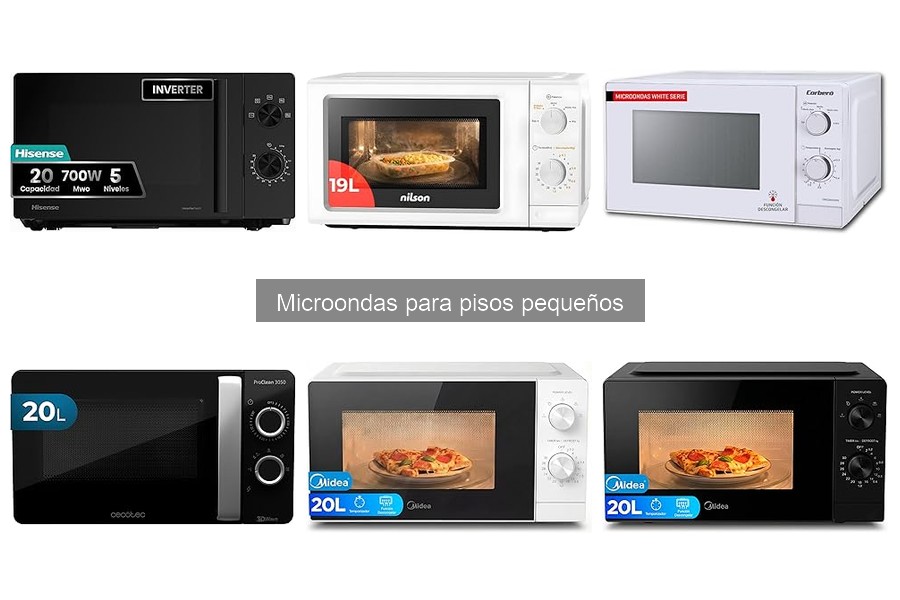 Microondas avanzados ideales para pisos pequeños