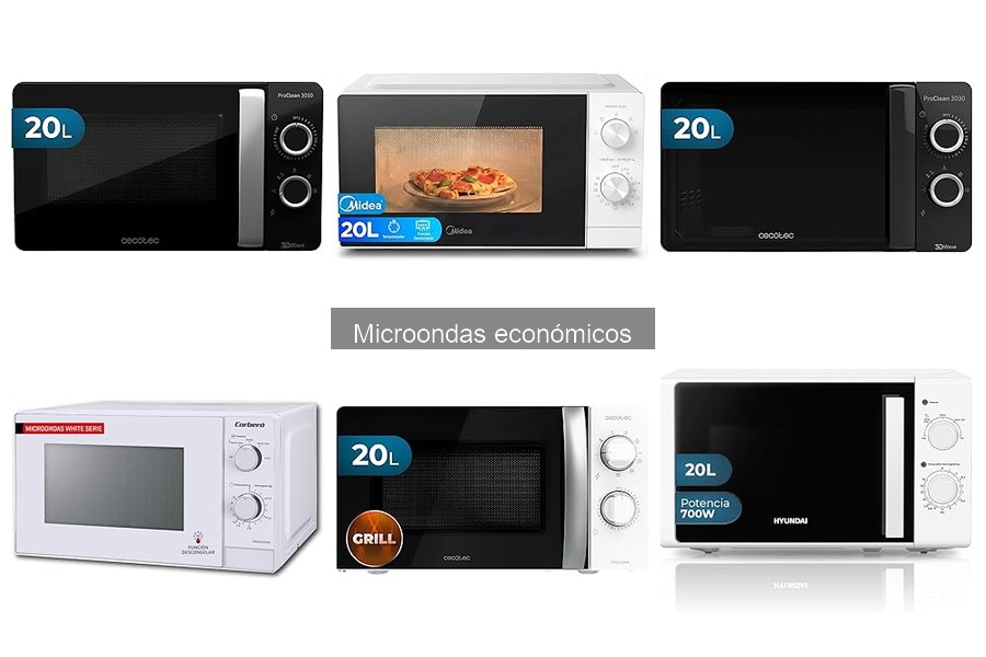 Microondas económico vs de gama alta: ¿Cuál elegir?