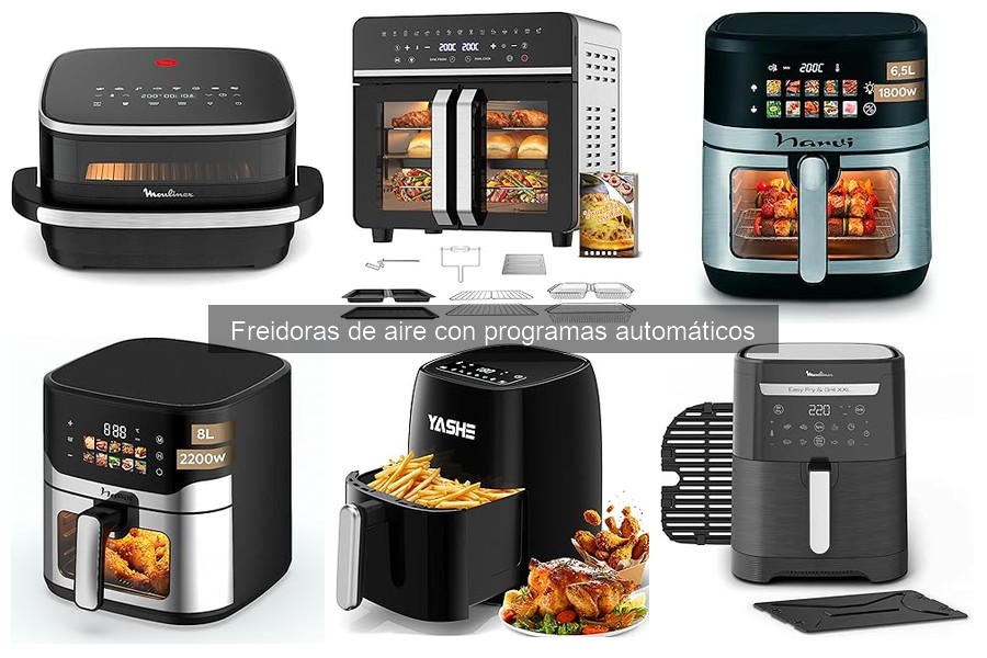 Ofertas en Freidoras de Aire con Programas Automáticos