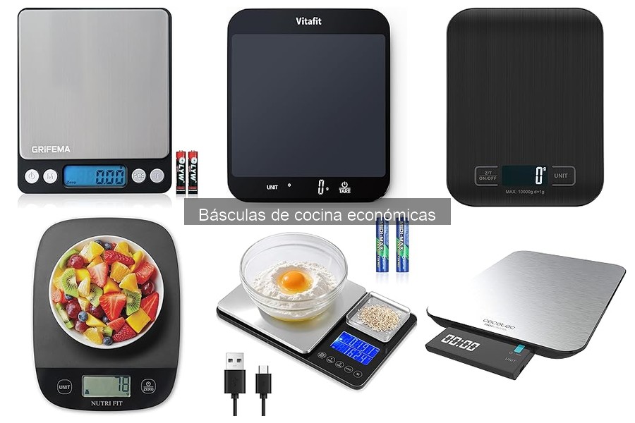 Ofertas y Descuentos en Básculas de Cocina Económicas