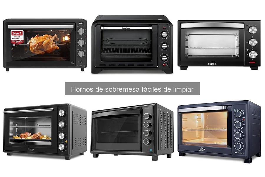 Opiniones de hornos de sobremesa fáciles de limpiar