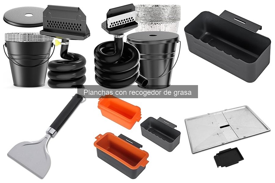 Opiniones de usuarios sobre planchas con recogedor de grasa