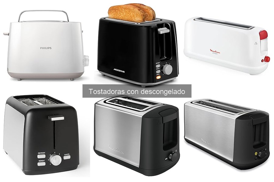 Opiniones de usuarios sobre tostadoras con descongelado