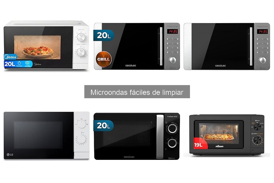 Opiniones sobre microondas fáciles de limpiar en 2023