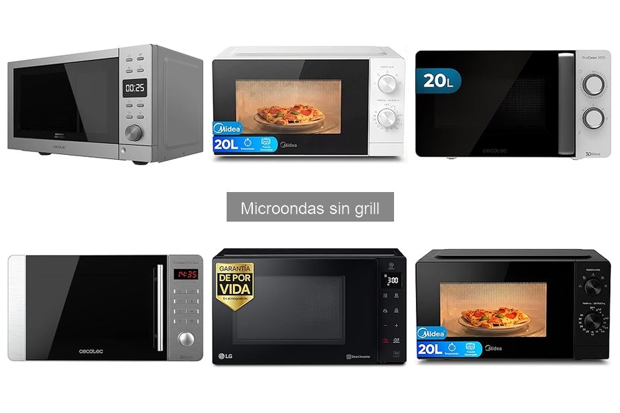 Opiniones sobre microondas sin grill: reseñas de usuarios