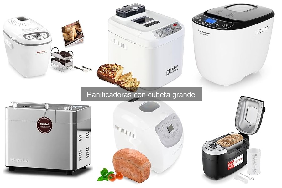 Opiniones sobre panificadoras con cubeta grande