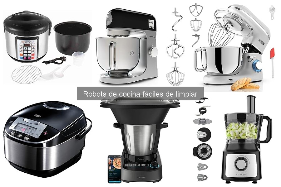 Opiniones sobre robots de cocina fáciles de limpiar