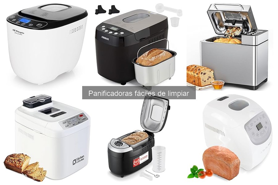 Panificadoras fáciles de limpiar: Beneficios y características
