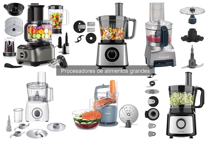 ¿Por qué elegir un procesador de alimentos grande?