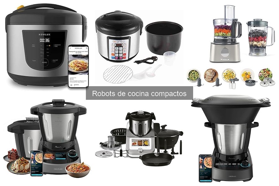 Precio promedio de robots de cocina compactos en 2023