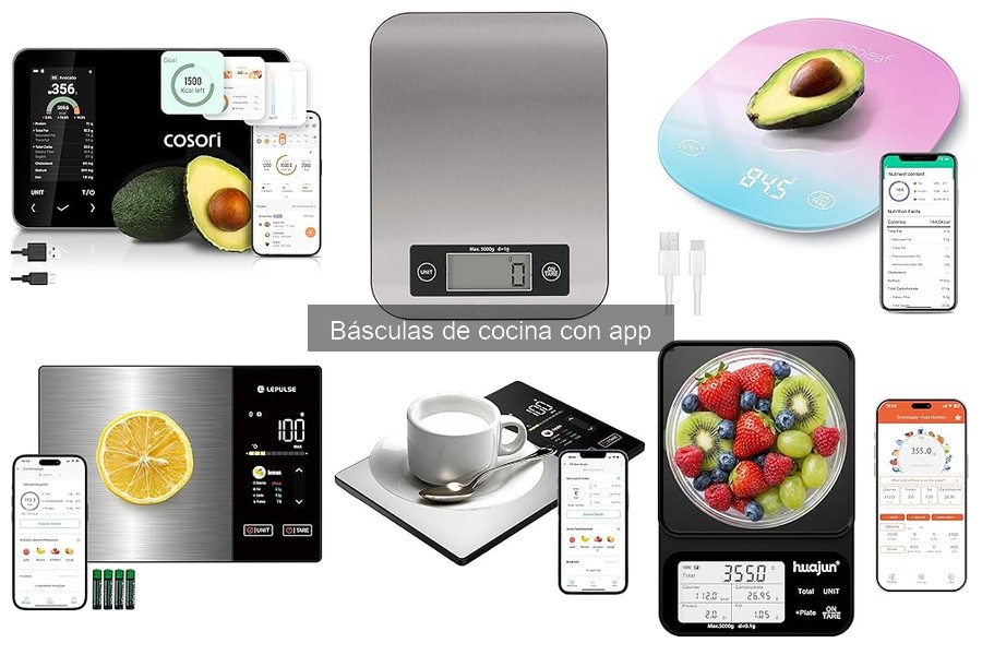 Precios de básculas de cocina con app: análisis y ofertas