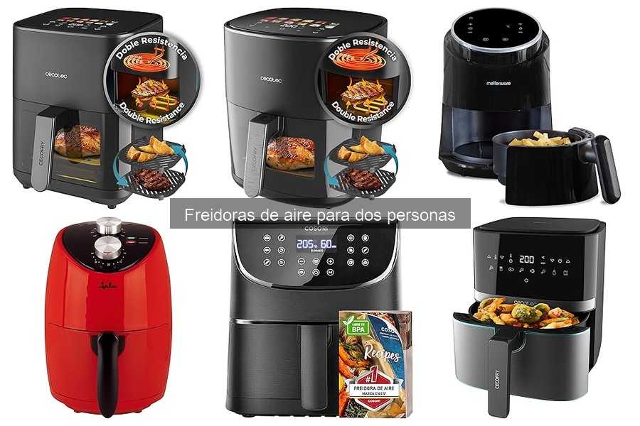 Precios de freidoras de aire para 2 personas y dónde comprarlas