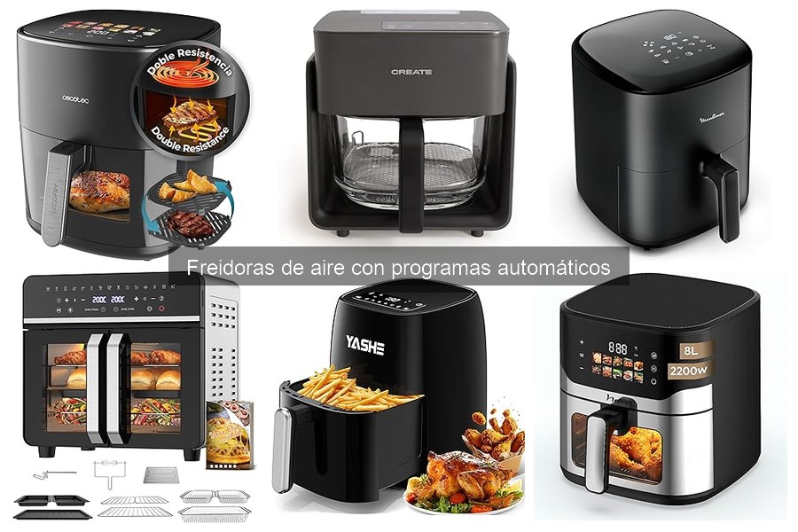 Problemas comunes al usar freidoras de aire automáticas