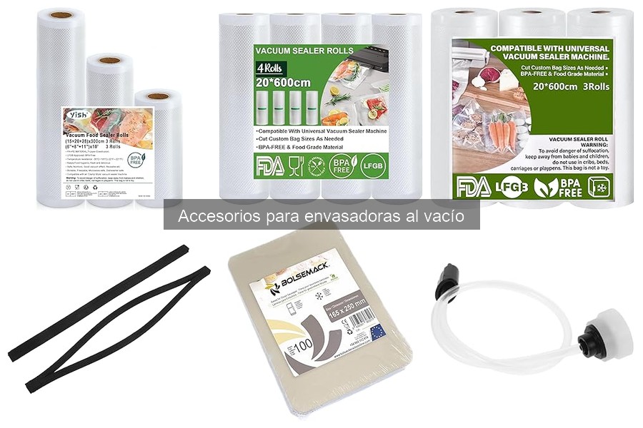 Problemas comunes con accesorios para envasadoras al vacío