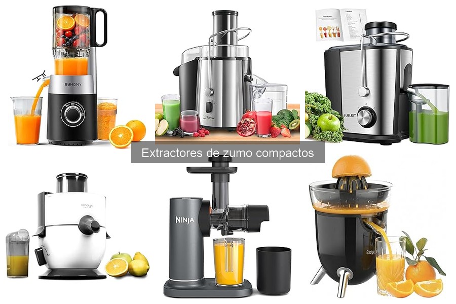 Problemas comunes con extractores de zumo compactos y soluciones