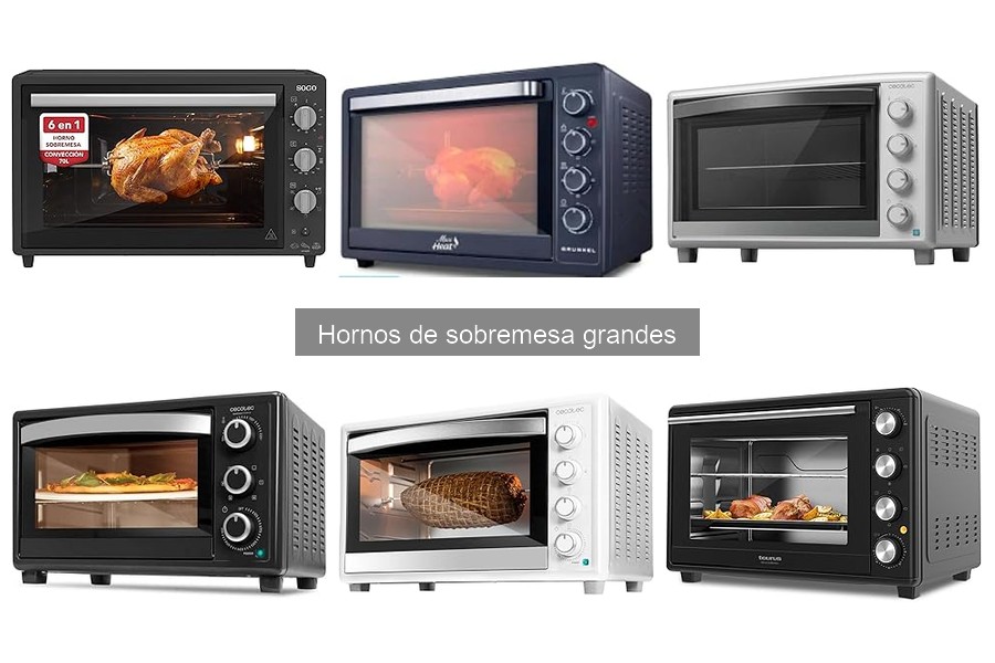 Problemas comunes con hornos de sobremesa grandes y soluciones