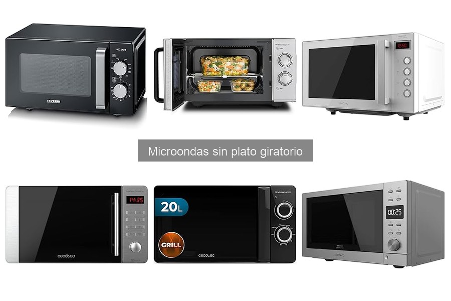 Problemas comunes con microondas sin plato giratorio