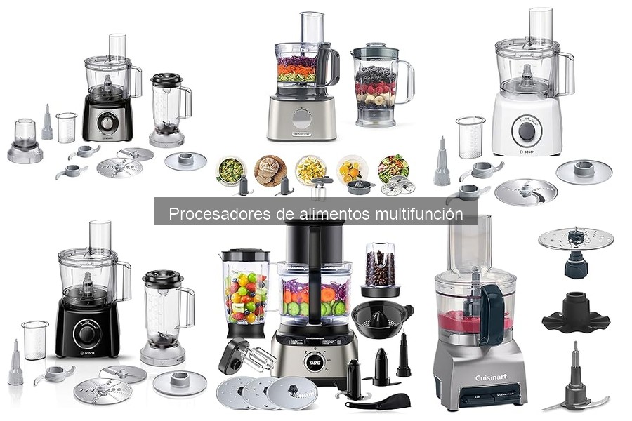 Problemas comunes con procesadores de alimentos multifunción