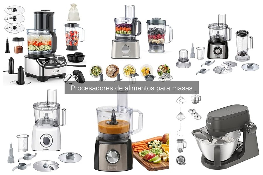 Problemas comunes con procesadores de alimentos para masas