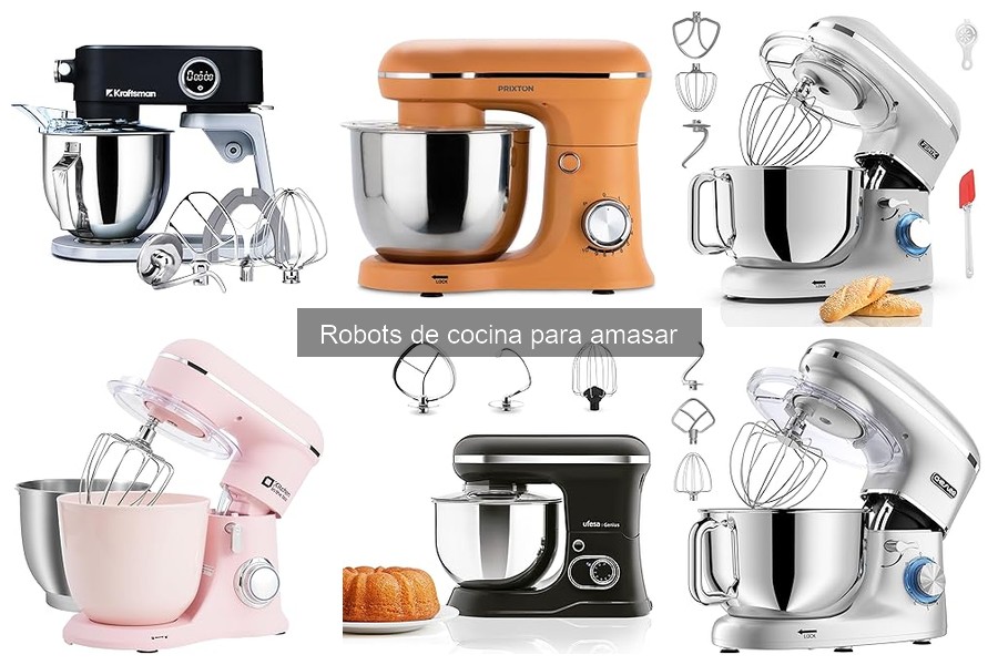 ** Problemas comunes con robots de cocina para amasar y soluciones