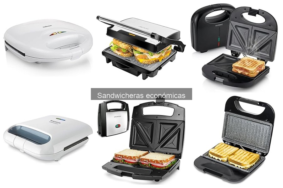 Problemas comunes con sandwicheras económicas y sus soluciones