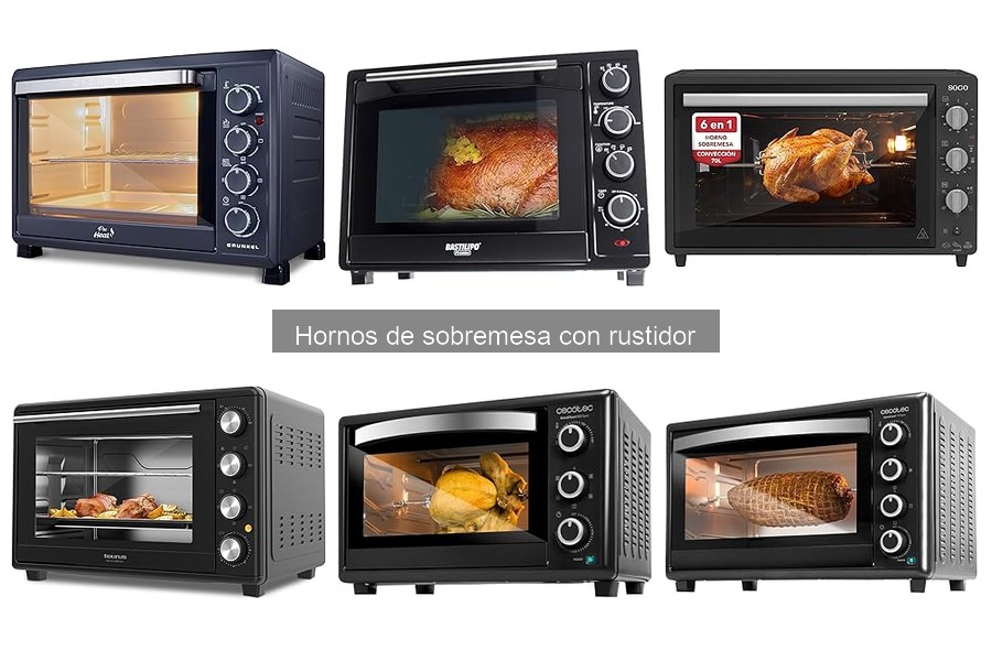 Problemas comunes en hornos de sobremesa con rustidor