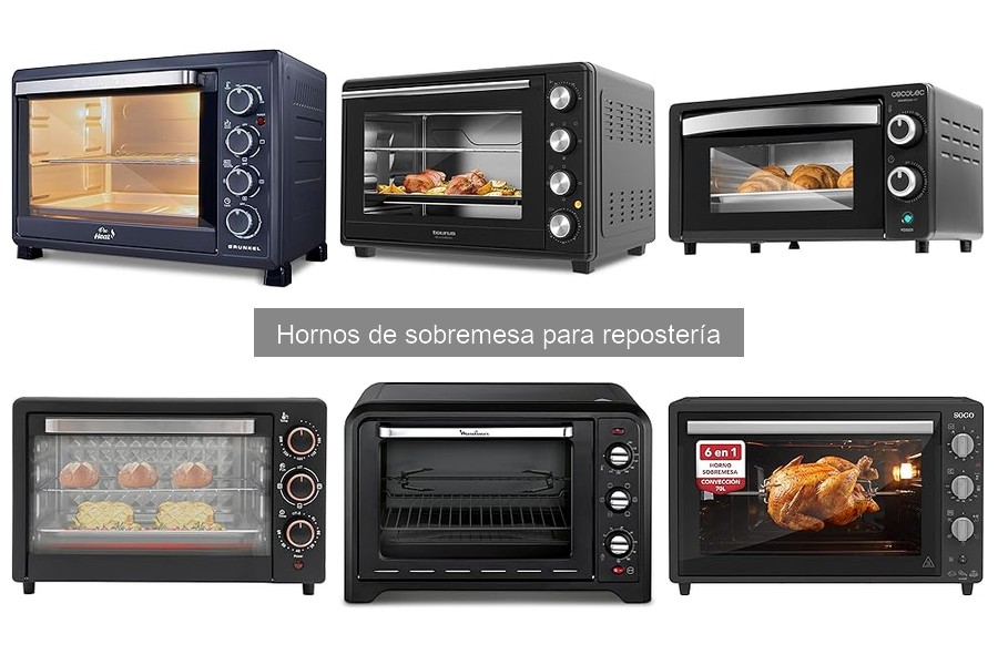 Problemas comunes en hornos de sobremesa para repostería