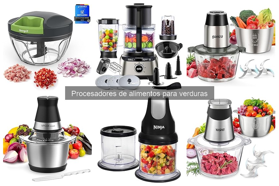 Problemas comunes en procesadores de alimentos para verduras