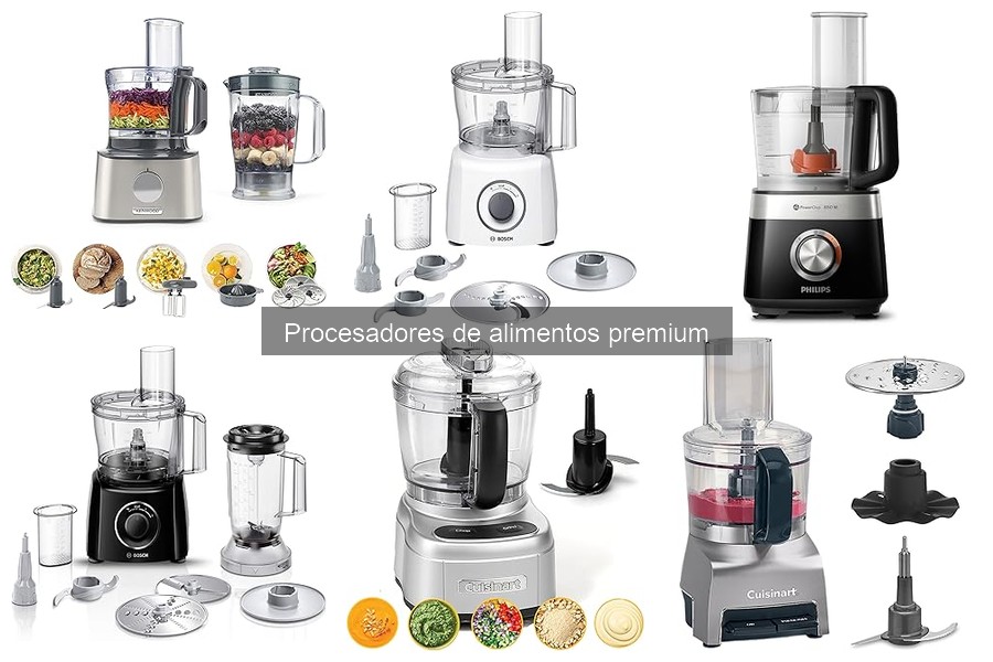 Problemas comunes en procesadores de alimentos premium y soluciones