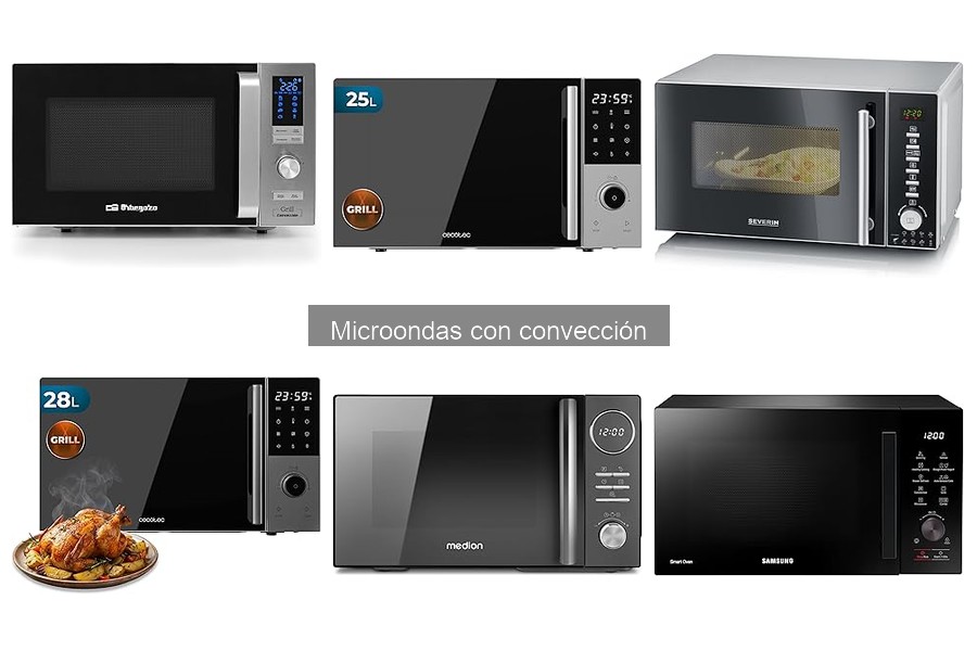 Problemas comunes y soluciones en microondas con convección