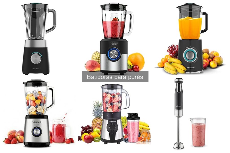¿Qué baterías necesita una batidora de purés portátil?