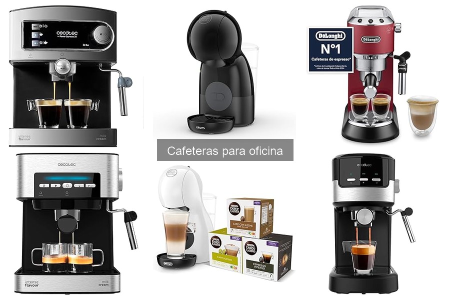 ¿Qué capacidad debe tener una cafetera para una oficina pequeña?