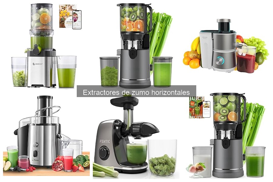 ¿Qué es un extractor de zumo horizontal? Características y ventajas