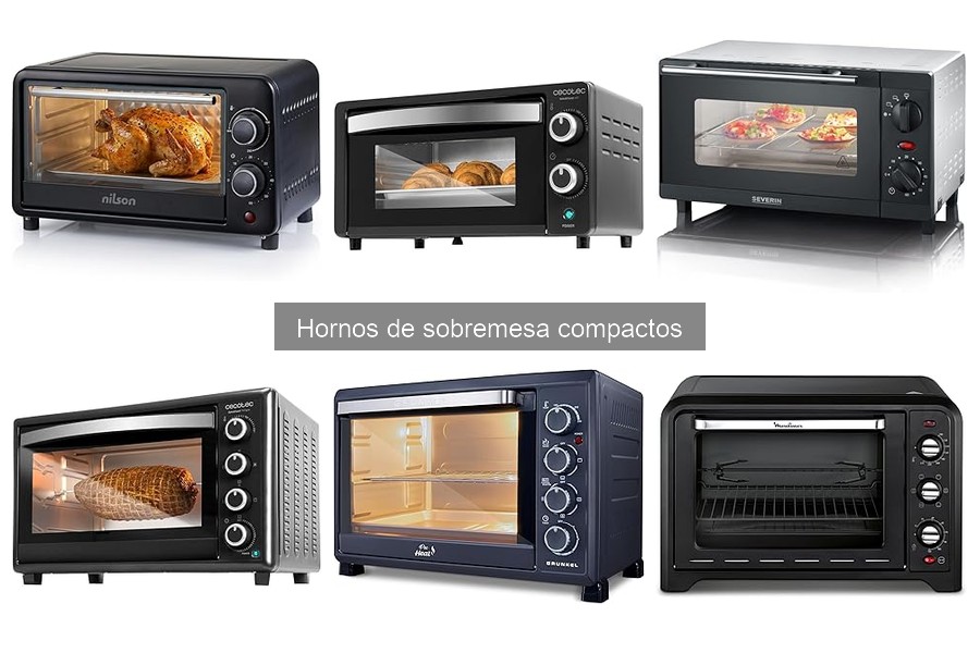 ¿Qué es un horno de sobremesa compacto? Características y ventajas