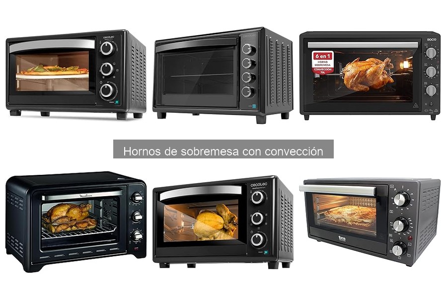 Qué es un horno de sobremesa con convección: características y más