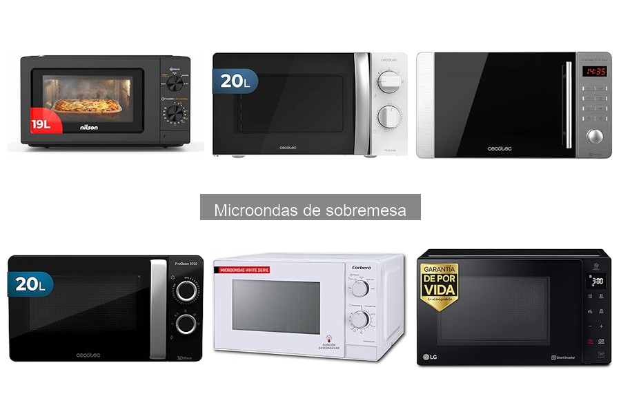 ¿Qué es un microondas de sobremesa? Características y beneficios