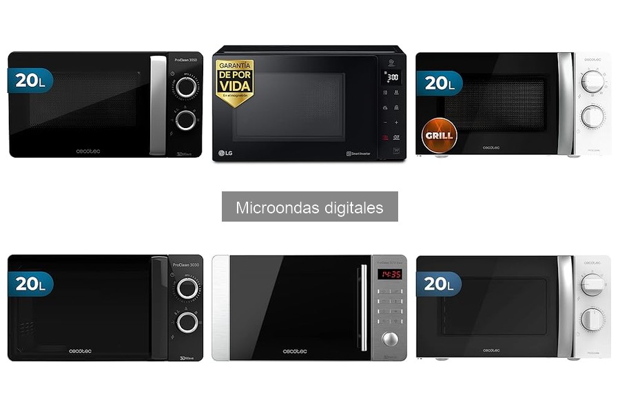 ¿Qué es un microondas digital? Características y ventajas