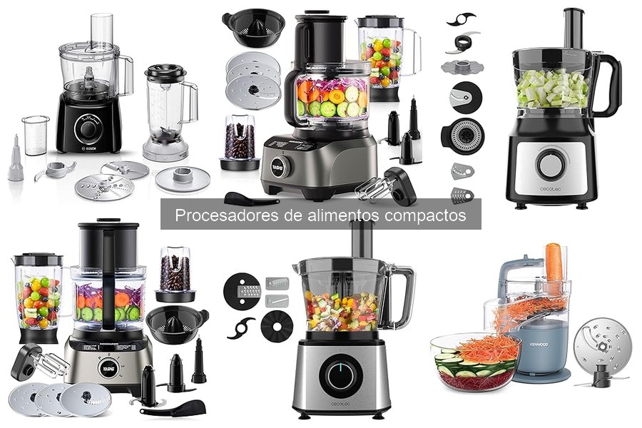 Qué es un procesador de alimentos compacto y sus usos