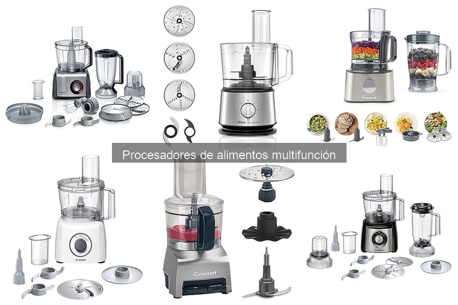 ¿Qué es un procesador de alimentos multifuncional?