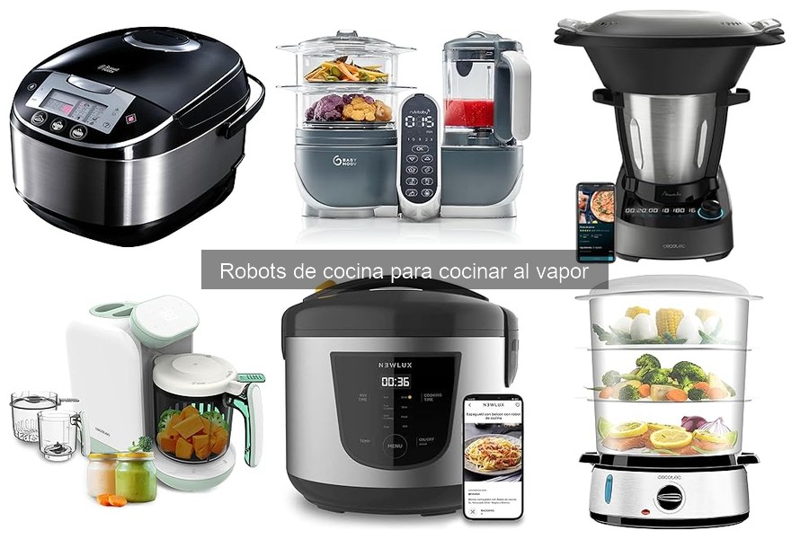 ¿Qué es un robot de cocina para cocinar al vapor?