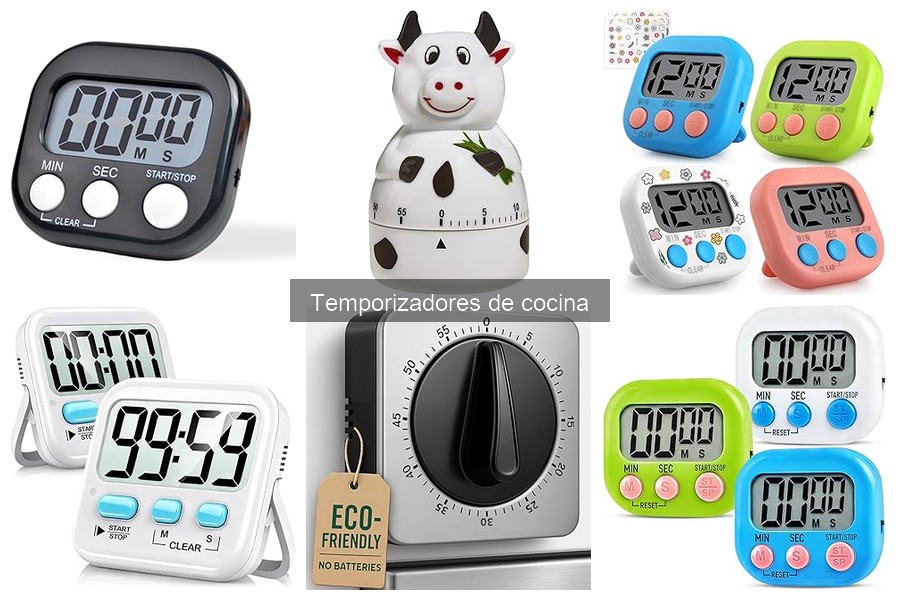 ¿Qué es un temporizador de cocina? Funciones y tipos