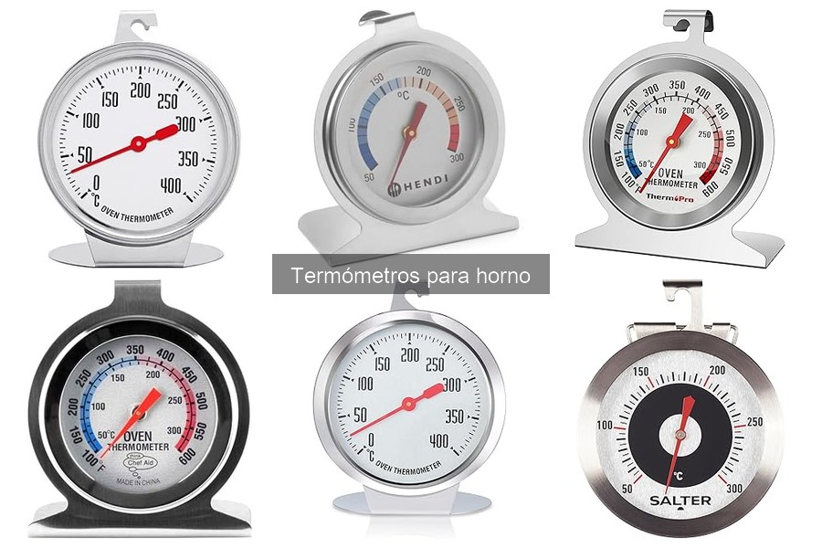 ¿Qué es un termómetro para horno? Funciones y características