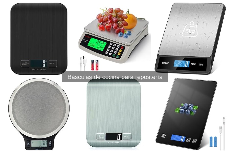 ¿Qué es una báscula de cocina para repostería? Guía