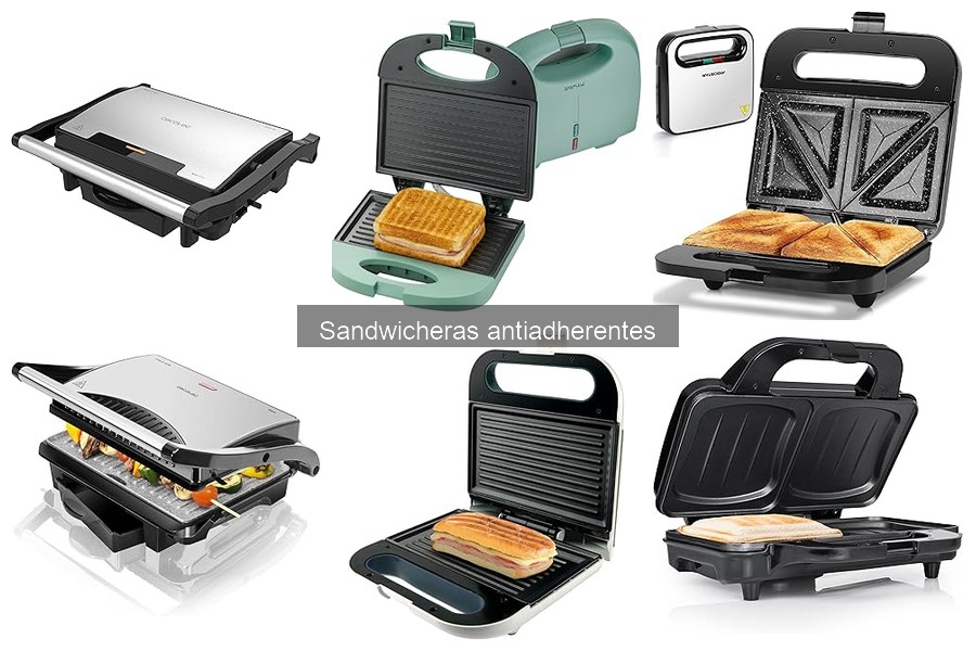 ¿Qué es una sandwichera antiadherente? Características y beneficios