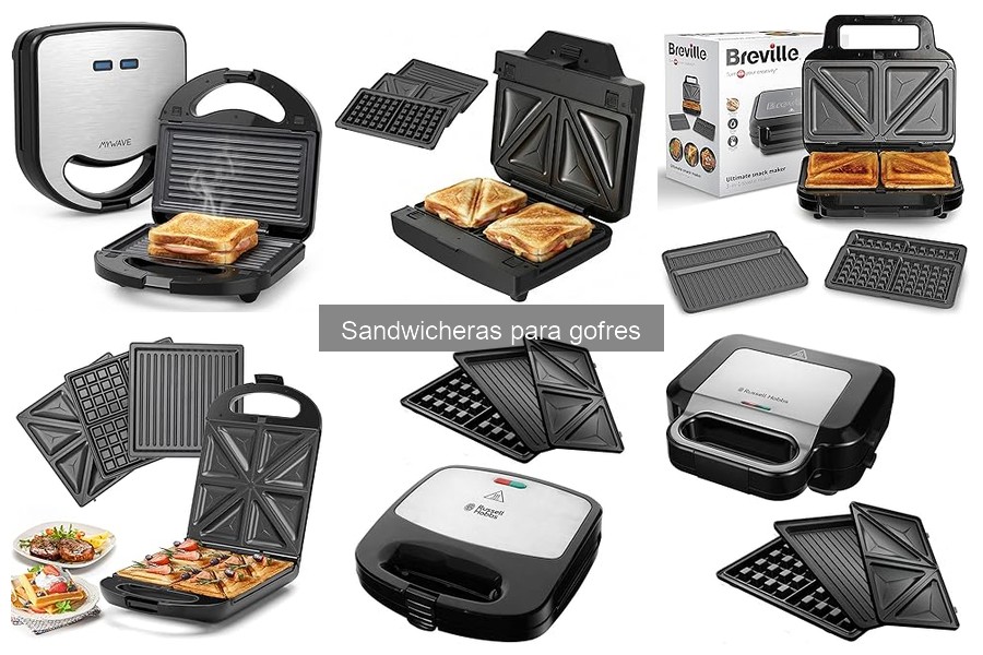 ¿Qué es una sandwichera para gofres? Conoce sus beneficios