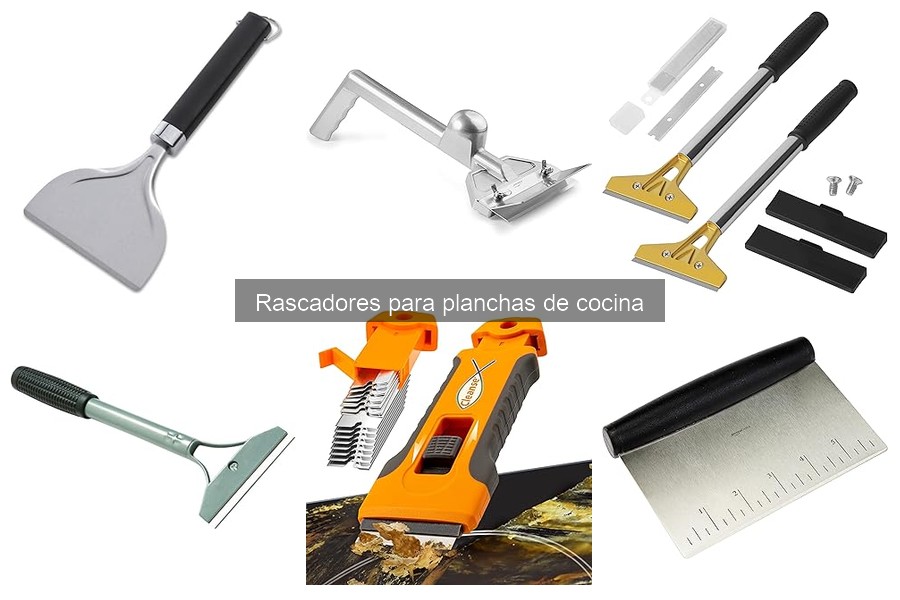 Rascadores para planchas de cocina: características a evitar