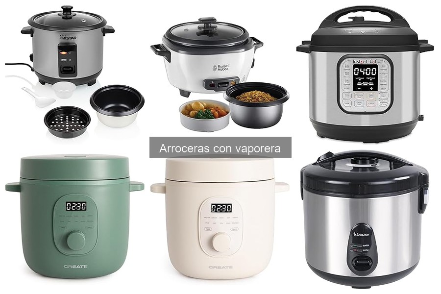 Recetas fáciles con arroceras y vaporera para sorprender